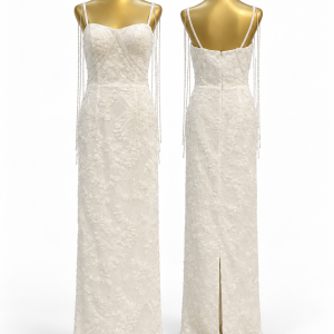 Mozhgan Estelle Sequin Column Gown