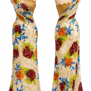 Flora Soleil Column Gown
