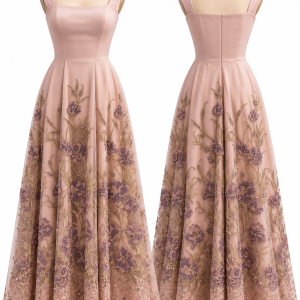Rose Garden A-Line Gown
