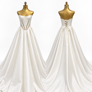 Mozhgan Odette Ivory Ball Gown