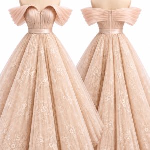 Blush Magnolia Ball Gown