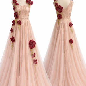 Peony Garden Tulle Gown