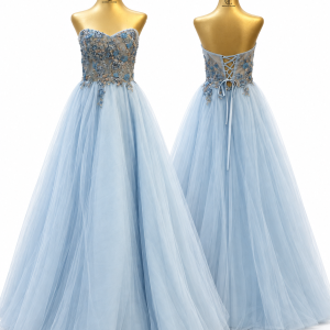 Celestine Blue Ball Gown