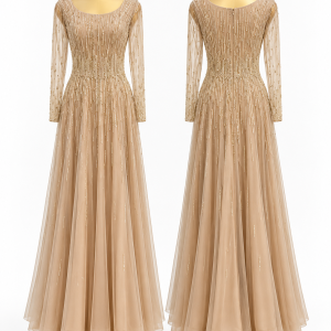 Champagne Shimmer Gown