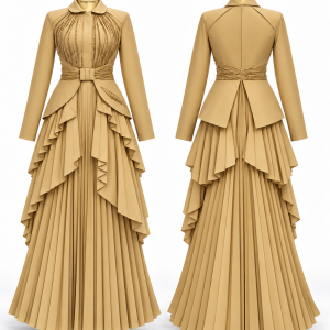 Desert Ruffle Gown